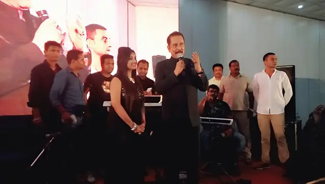 Nidhie Sonie anchoring a college fest